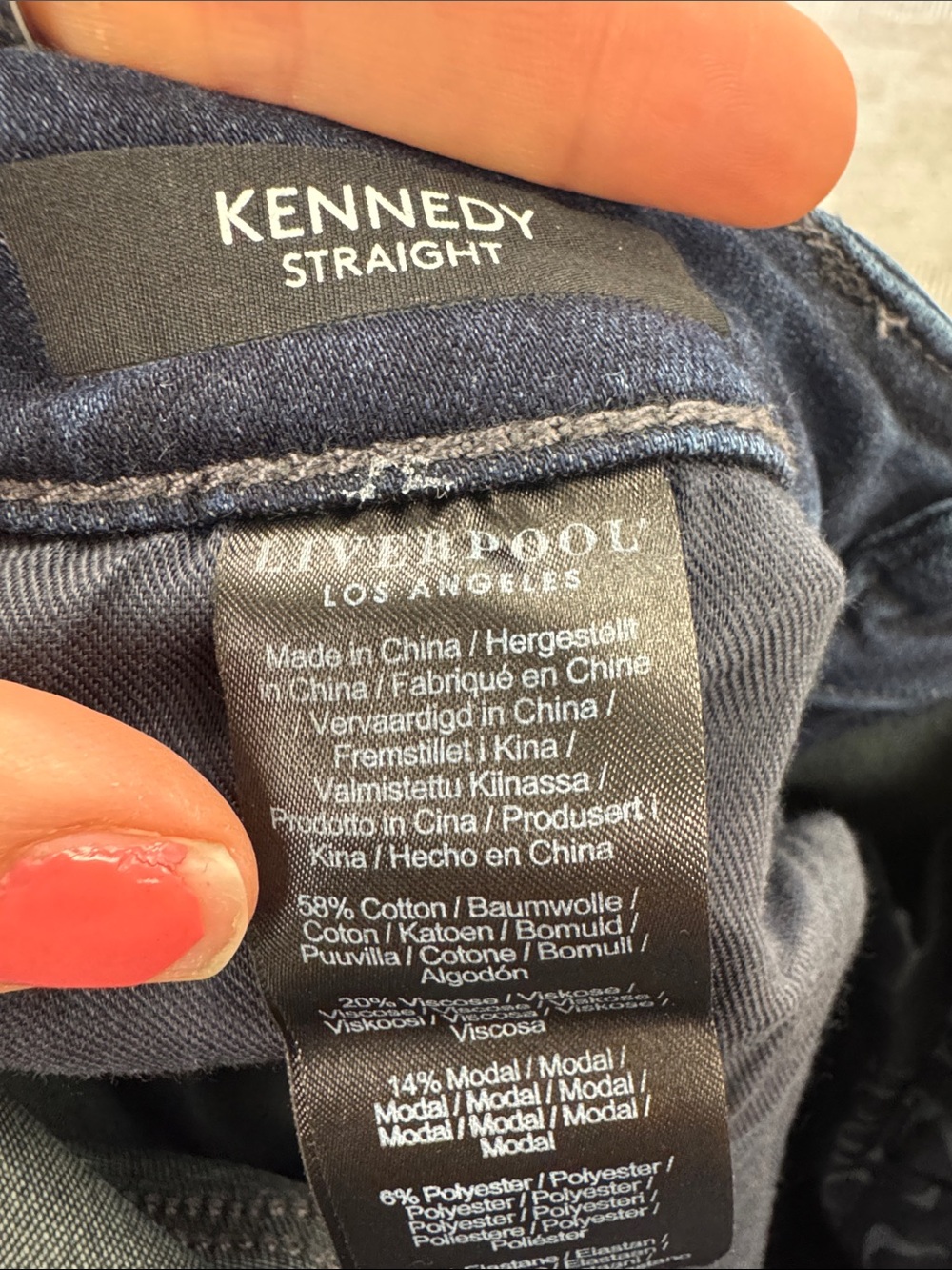 Liverpool Los Angeles Kennedy Straight Jeans, size 29 - Picture 5 of 7